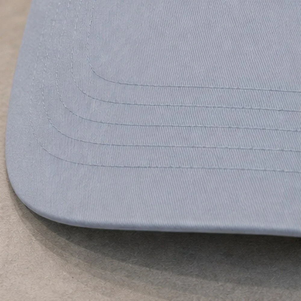 ALO Yoga Mist Blue Gray Travel Mesh Trucker Cap Hat Sporty
